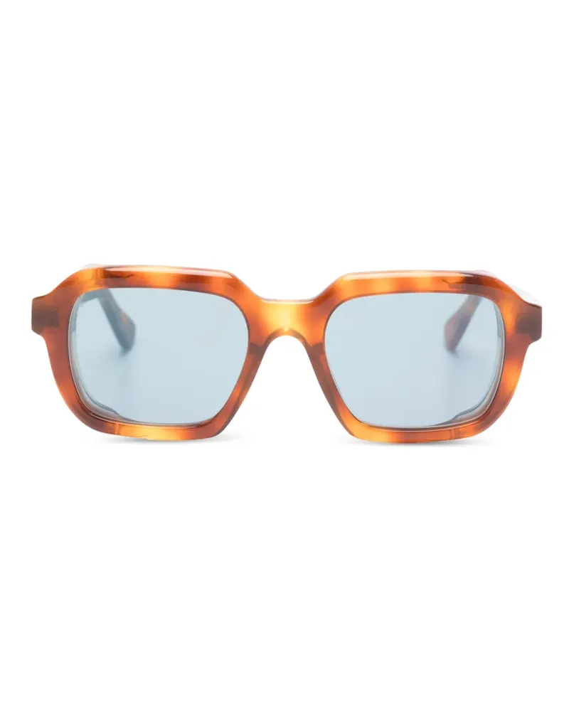 L.G.R. Raffaello geometric-frame sunglasses - Braun Braun