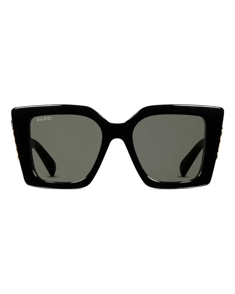 Gucci cat-eye-frame sunglasses - Schwarz Schwarz