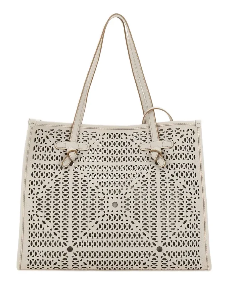 Gianni Chiarini Marcella knot-detail tote bag - Weiß Weiß