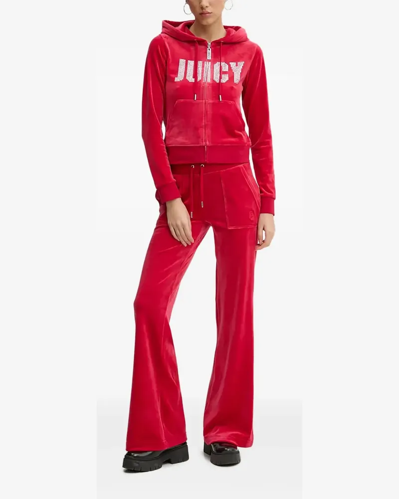 Juicy Couture Rot Hose aus Velours Rot