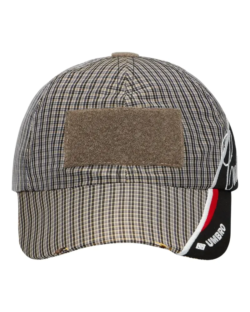 Umbro Karierte Baseballkappe - Schwarz Schwarz