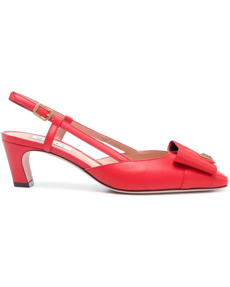 Bally Pumps mit Schleifendetail 55mm - Rot Rot