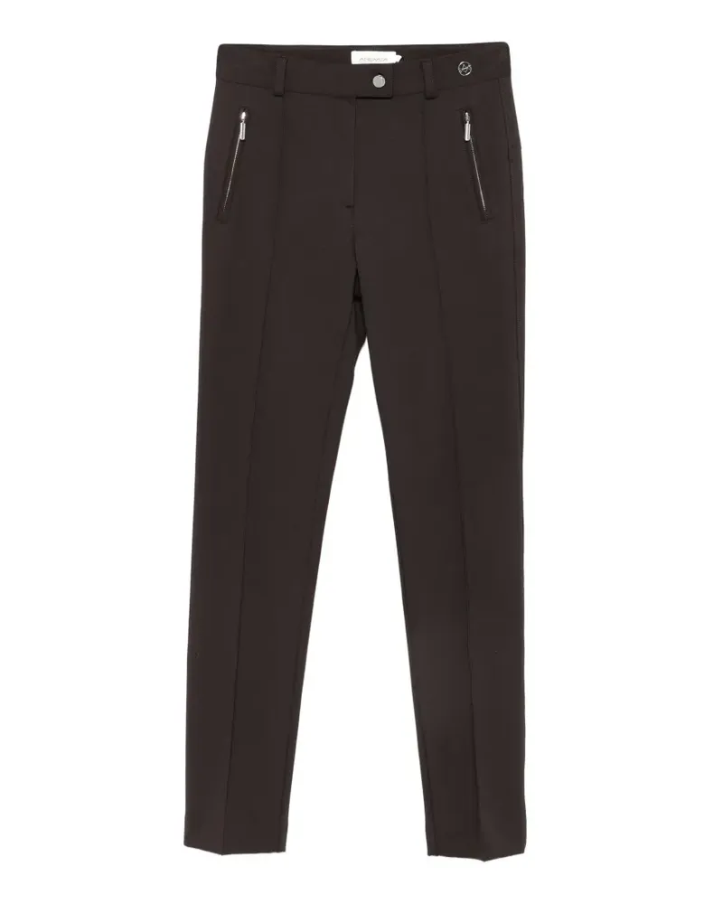 ANDIATA Hose mit Reißverschlusstasche - Braun Braun