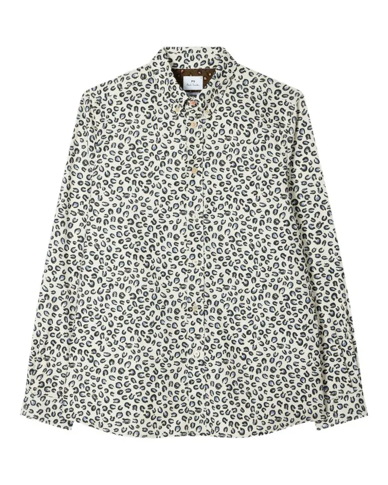 Paul Smith animal-print shirt - Nude Nude