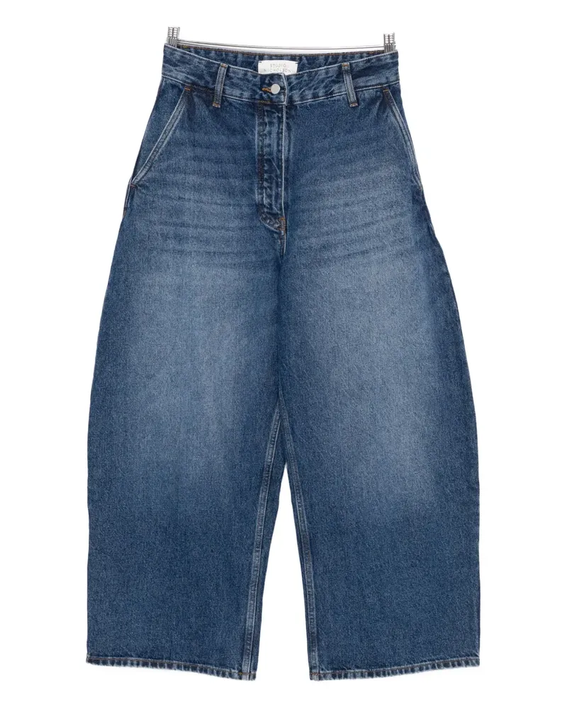 Studio Nicholson Jeans mit weitem Bein - Blau Blau