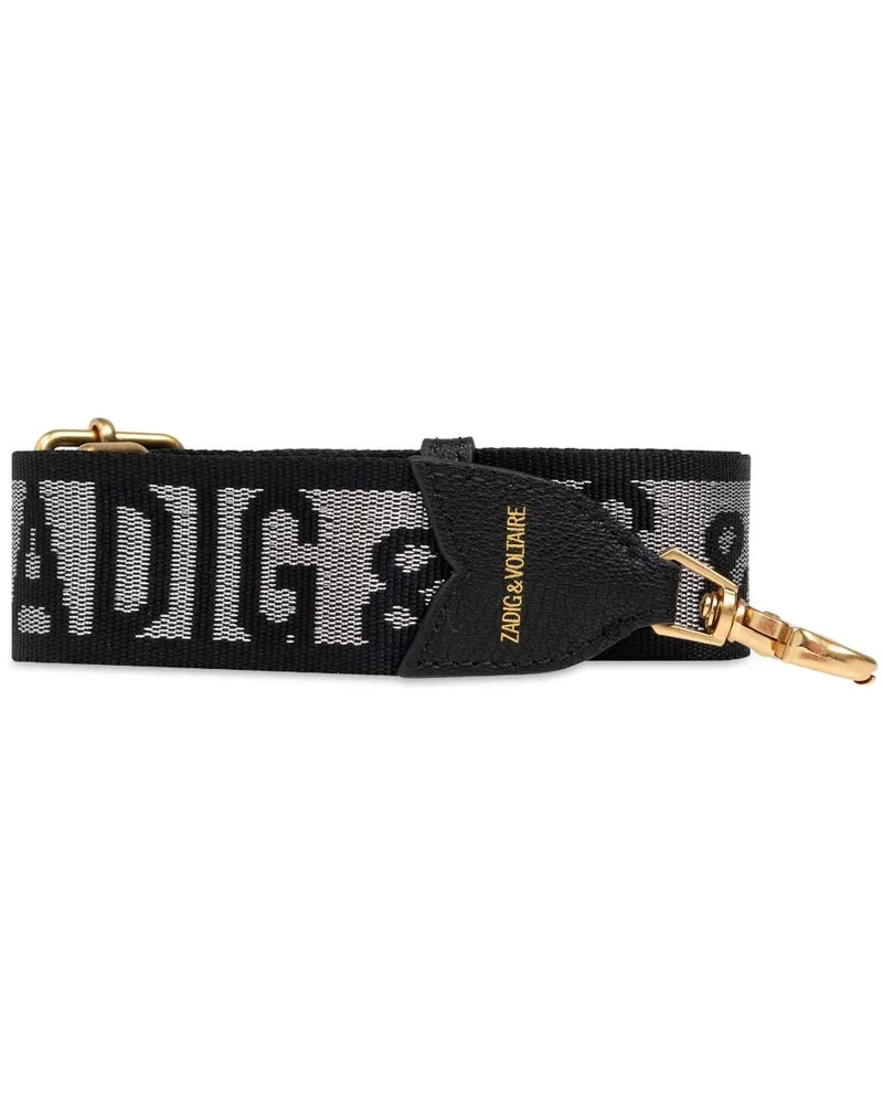 Zadig & Voltaire Schulterriemen mit Logo - Grau Grau