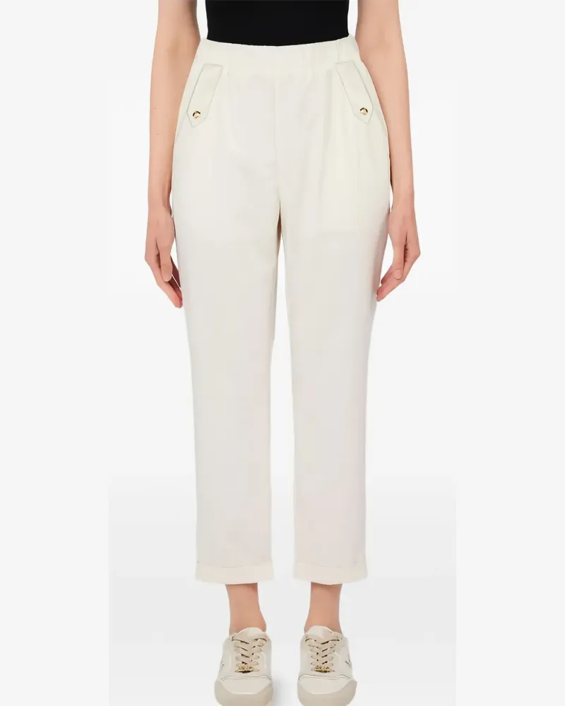 Liu Jo cropped trousers - Weiß Weiß