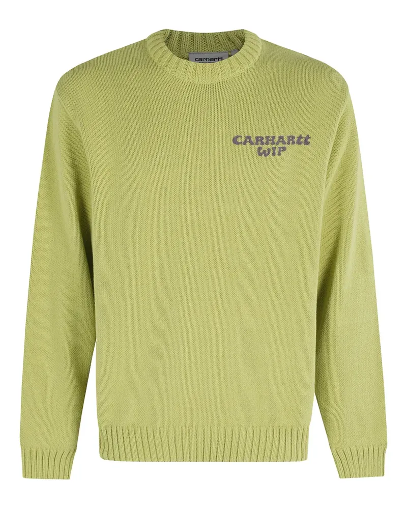 Carhartt WIP Pullover mit Logo-Stickerei - Grün Grün