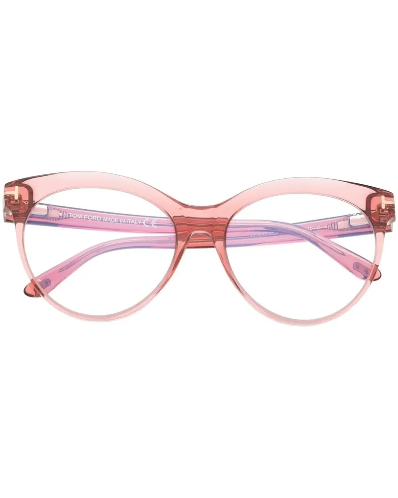 Tom Ford Brille mit Cat-Eye-Gestell - Rosa Rosa