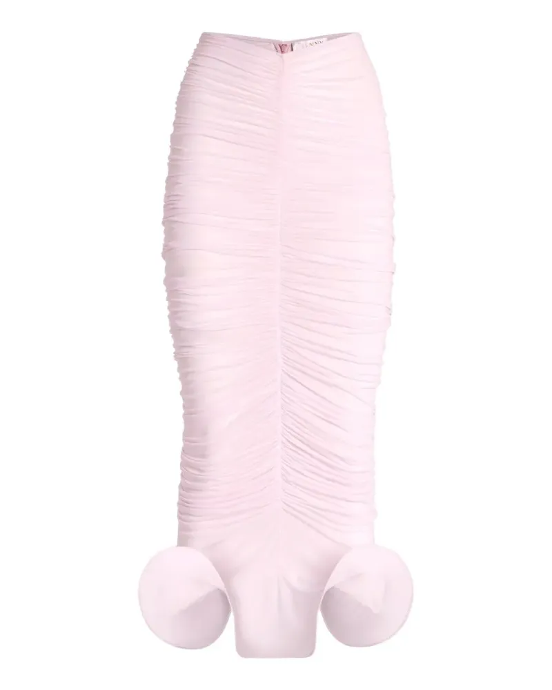 Genny ruched ruffle skirt - Rosa Rosa