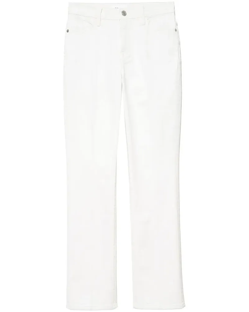 Frame Denim Le Super Hose mit hohem Bund - Weiß Weiß