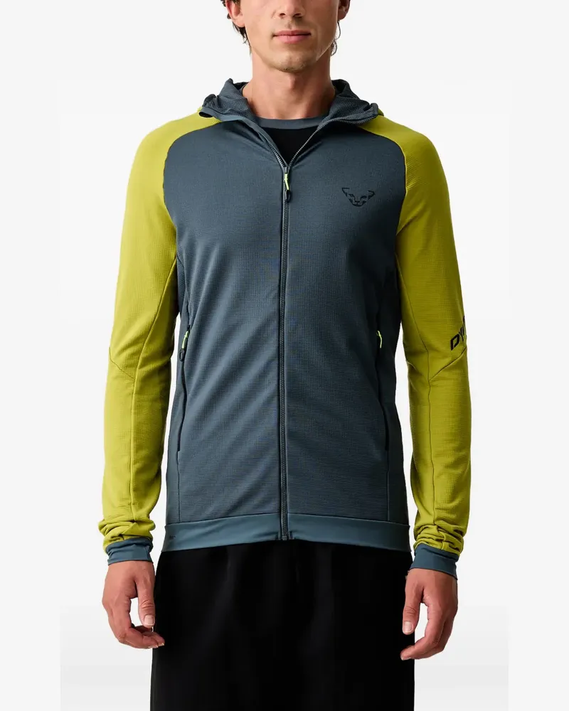 Dynafit Kapuzenjacke mit Logo-Print - Blau Blau
