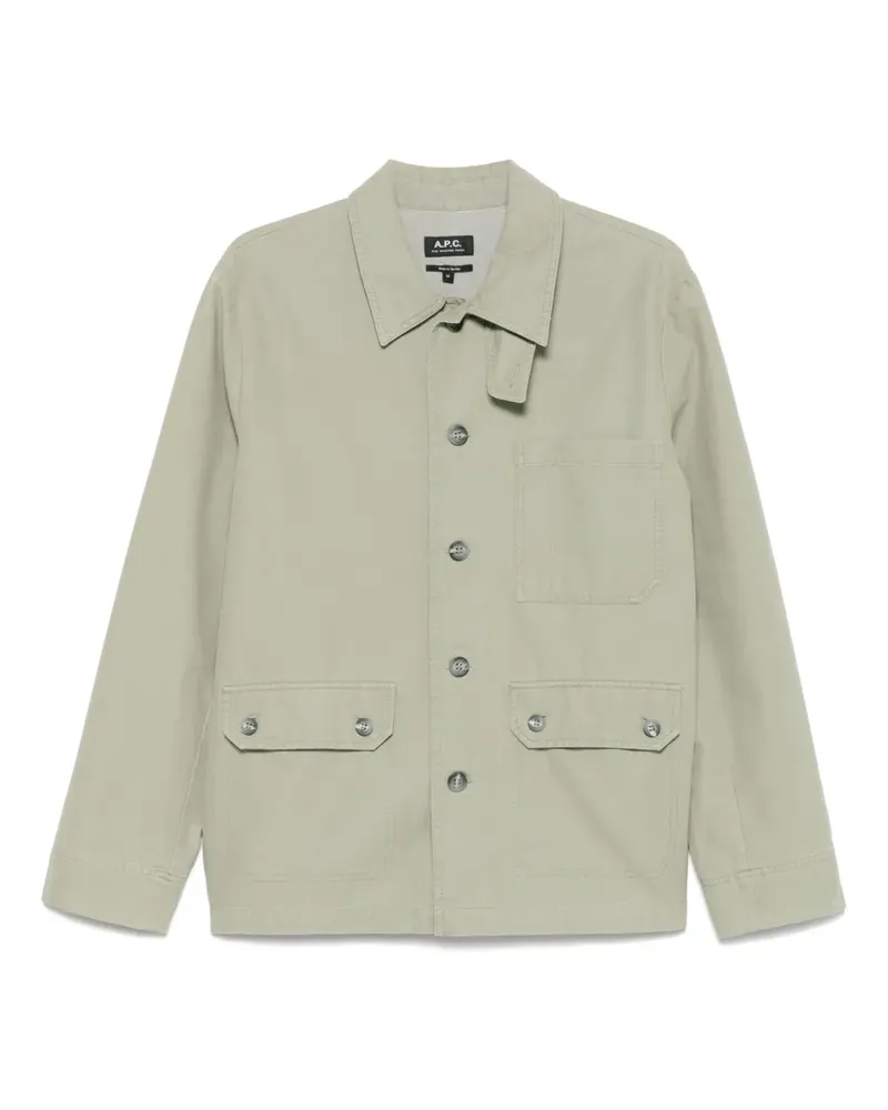 A.P.C. Jacke aus Baumwolle - Grün Grün