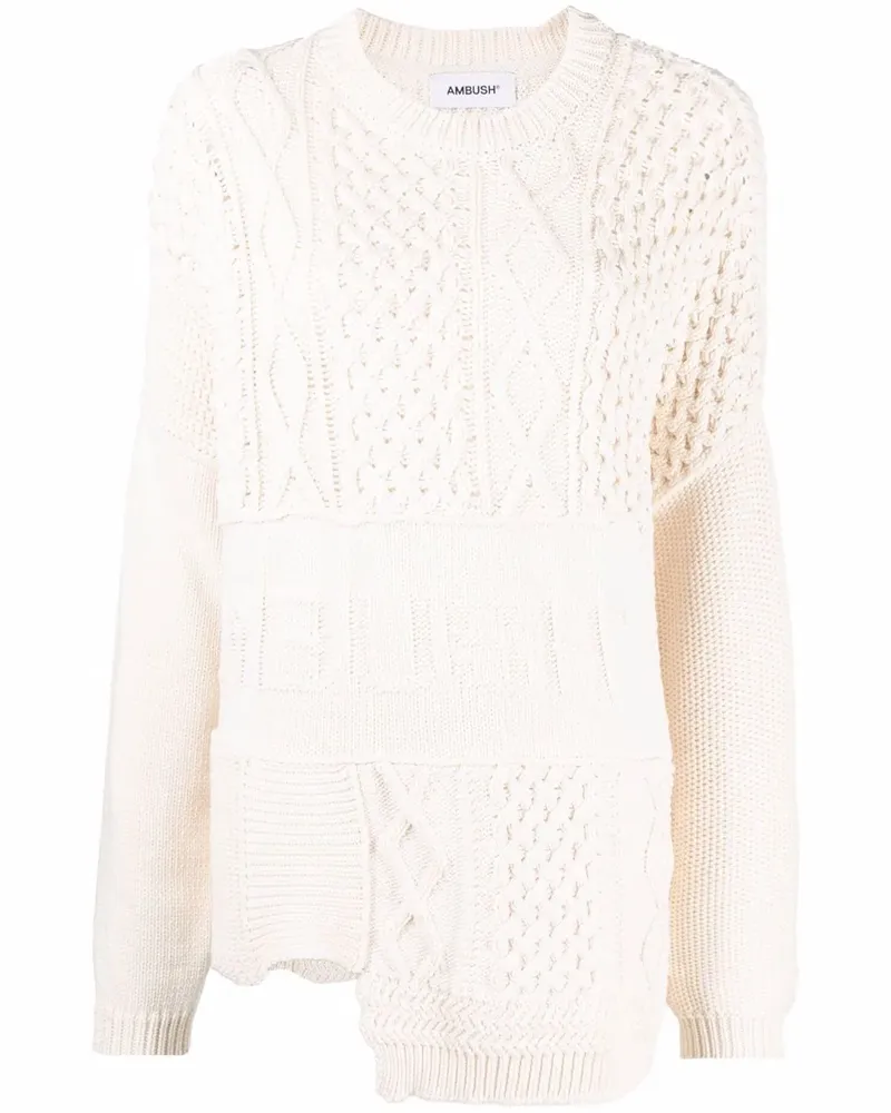 AMBUSH Pullover im Patchwork-Look - Nude Nude