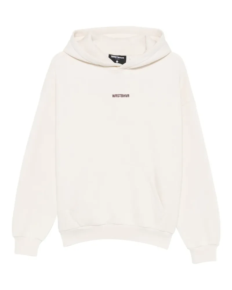WRSTBHVR Kapuzenpullover mit Tasche - Nude Nude