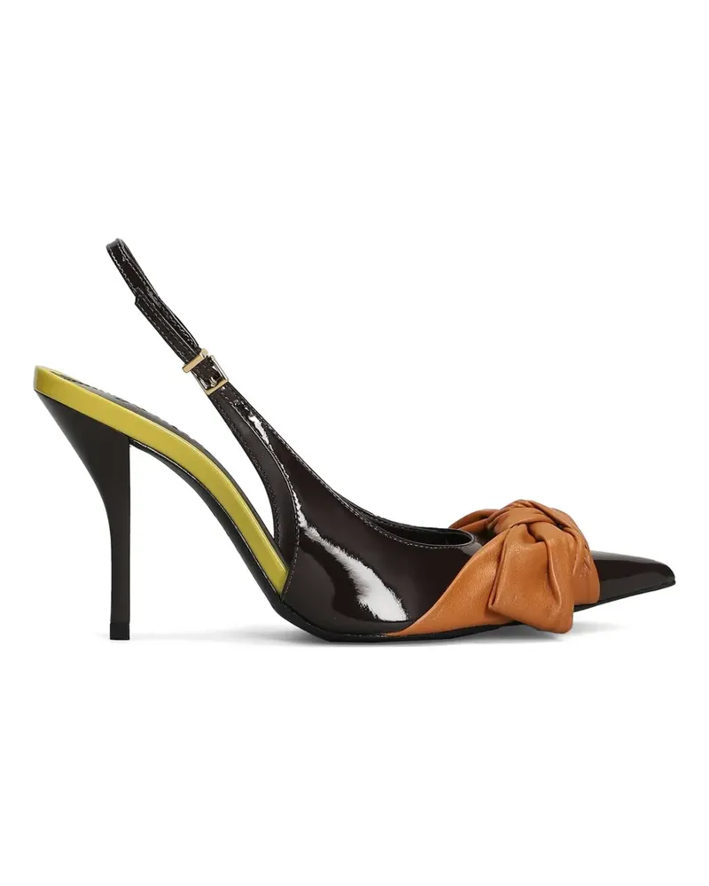 Schutz Liora Slingback-Pumps mit Schleife - Braun Braun