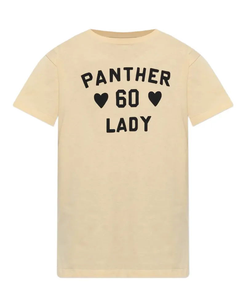 Valentino Garavani Panther Lady print T-shirt - Nude Nude