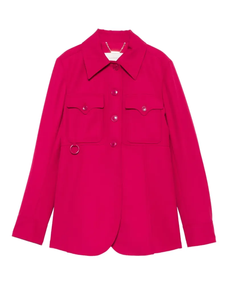 Zimmermann Luna flap-pocket jacket - Rosa Rosa
