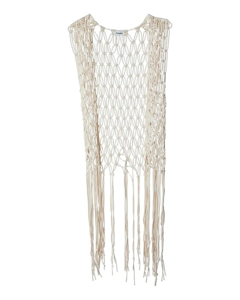 Nanushka fringed vest - Nude Nude