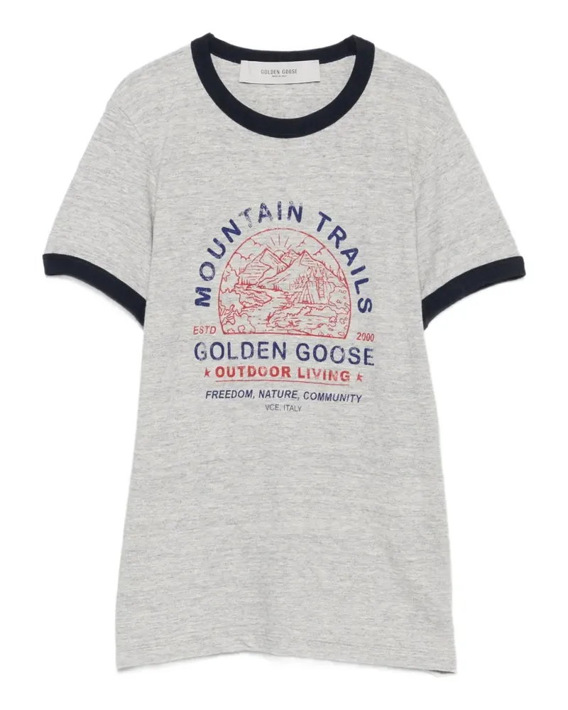 Golden Goose crew neck short-sleeve T-shirt - Grau Grau