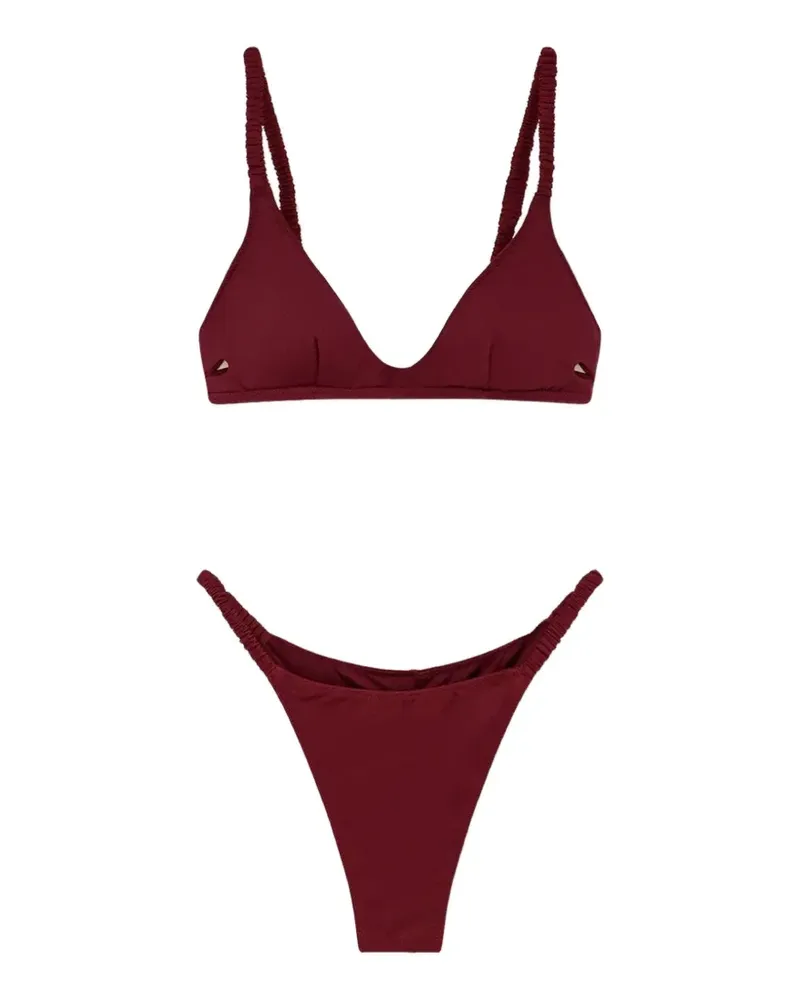 MC2 Saint Barth ruched-strap bikini - Rot Rot