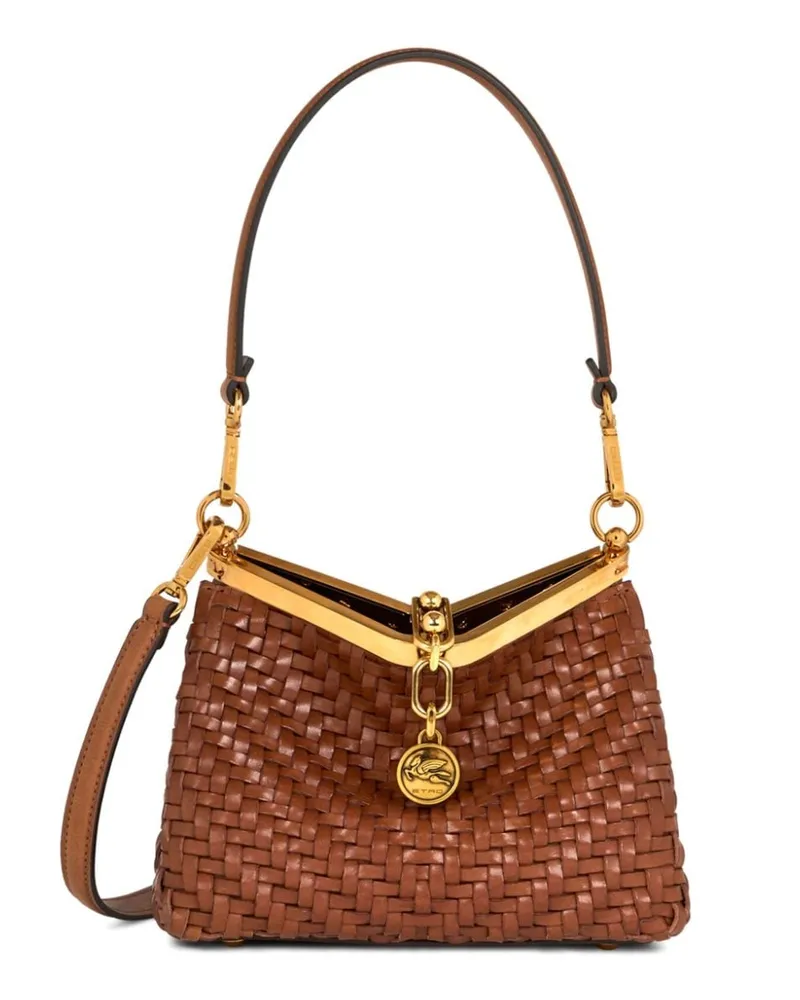 Etro Kleine Vela Schultertasche - Braun Braun