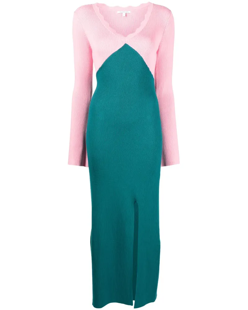 Olivia Rubin Geripptes Reese Kleid - Rosa Rosa