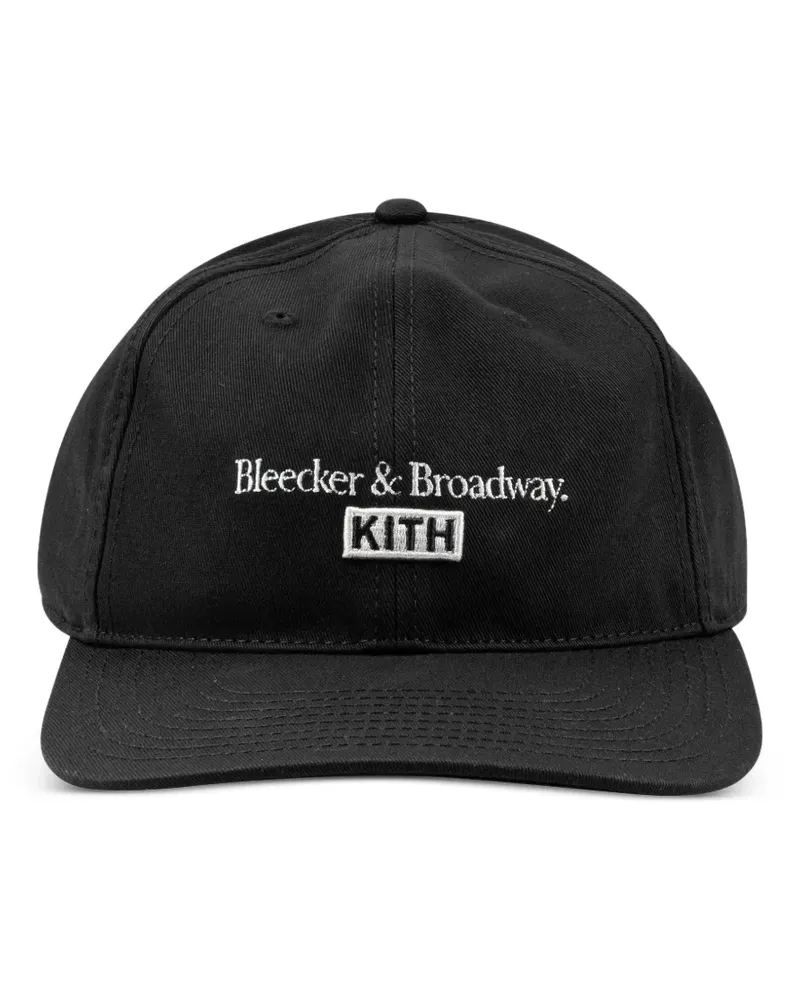 KITH Aaron Baseballkappe mit Stickerei - Schwarz Schwarz