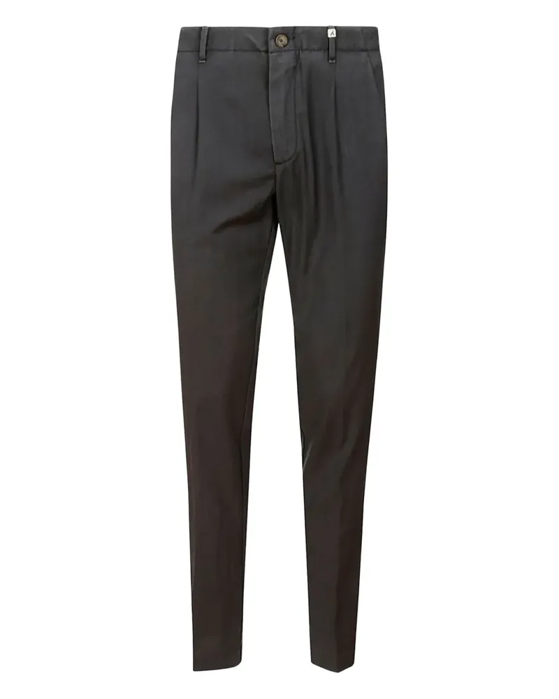MYTHS Wollhose mit Falten - Schwarz Schwarz
