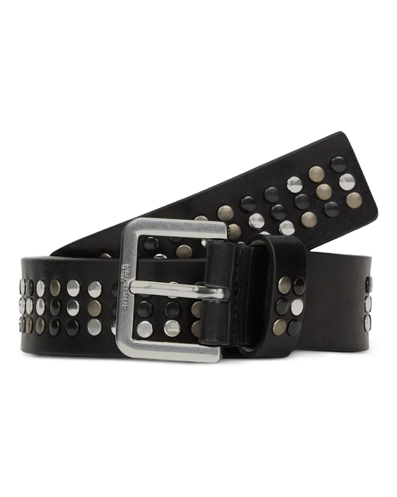 Karl Lagerfeld stud-embellished leather belt - Schwarz Schwarz