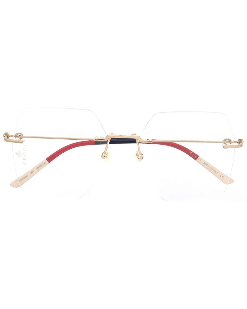 Gucci Rahmenlose Brille - Gold Gold