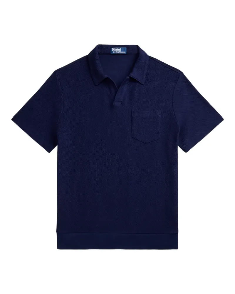 Ralph Lauren Poloshirt mit Brusttasche - Blau Blau