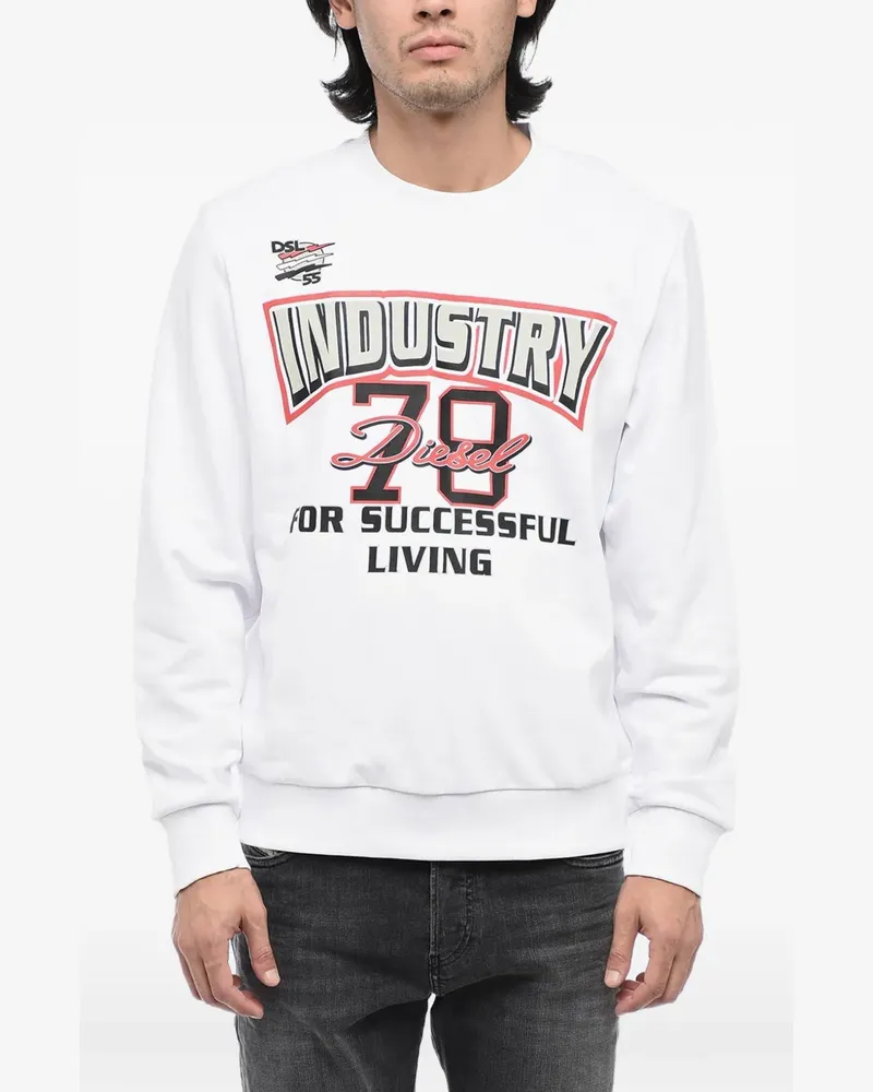 Diesel logo-print sweatshirt - Weiß Weiß