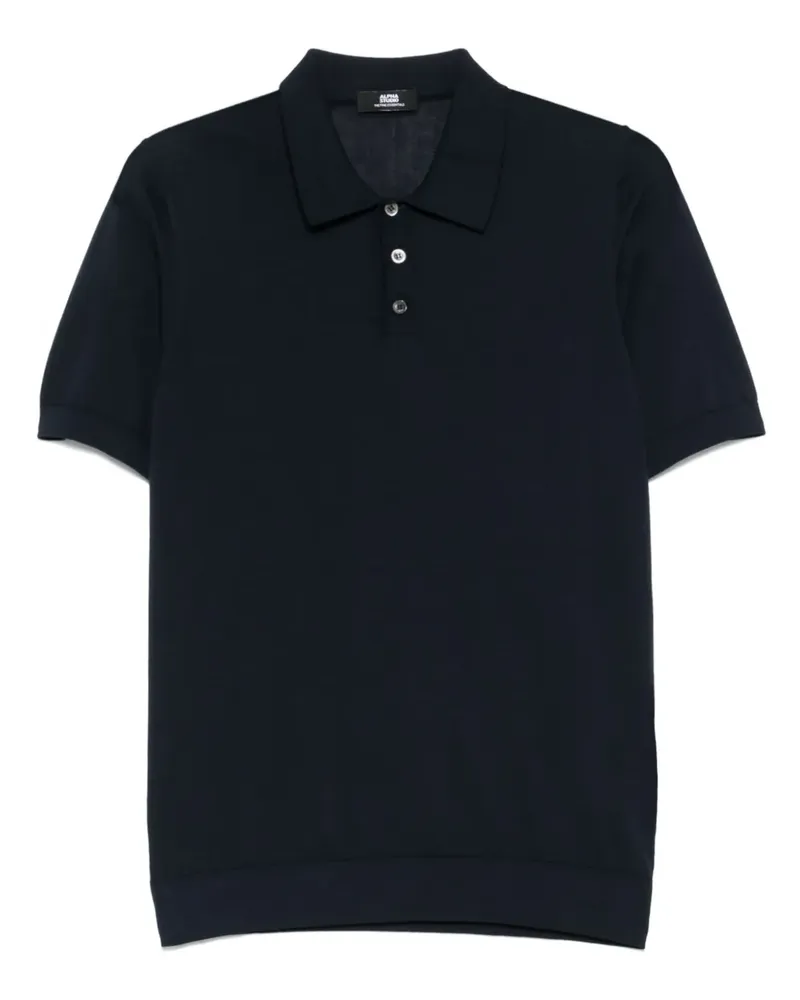 Alpha Studio Klassisches Poloshirt - Blau Blau