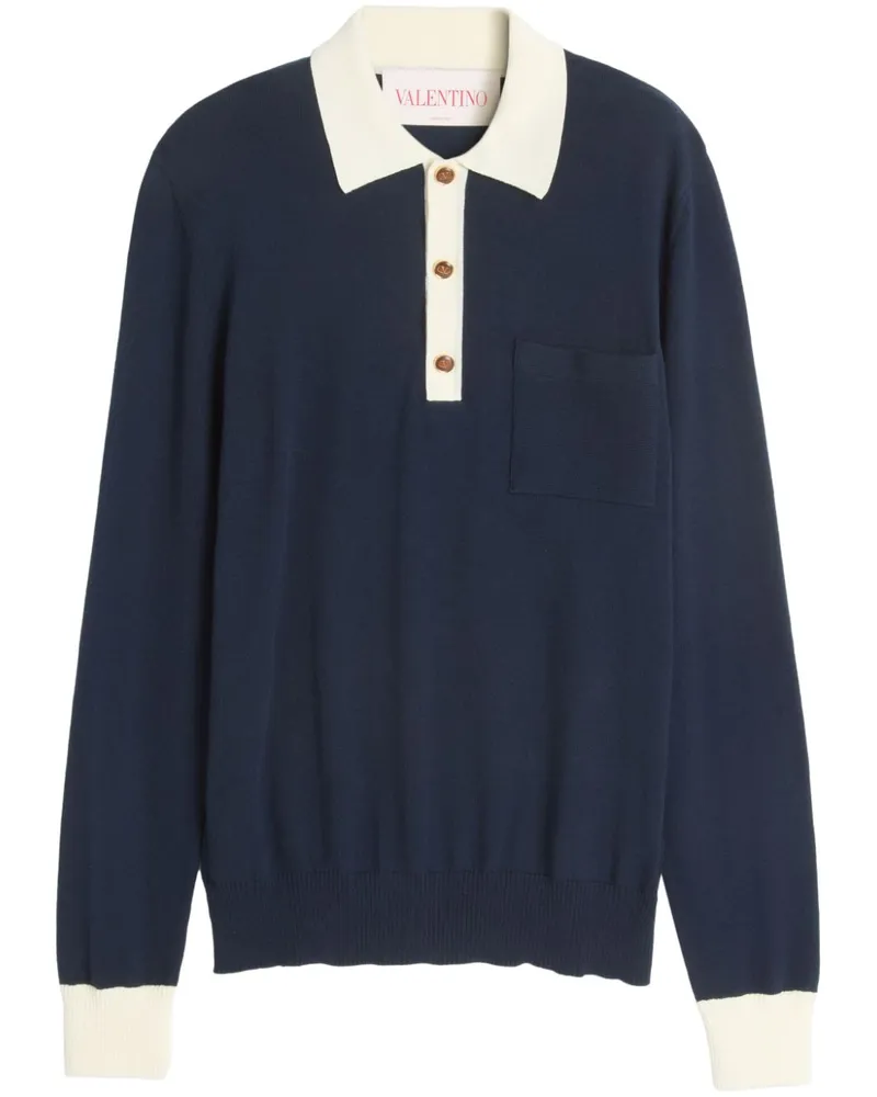 Valentino Garavani Klassisches Poloshirt - Blau Blau
