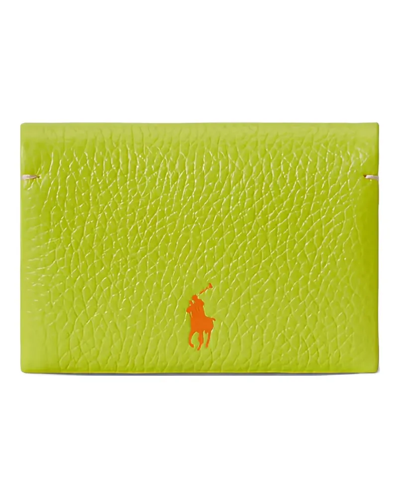 Ralph Lauren grained-leather card case - Grün Grün
