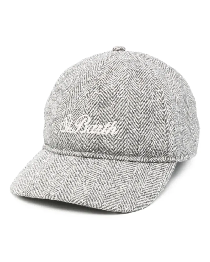 MC2 Saint Barth herringbone-pattern baseball cap - Grau Grau