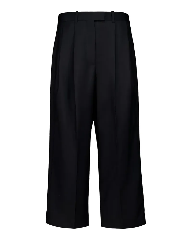 Givenchy cropped double-pleat trousers - Schwarz Schwarz