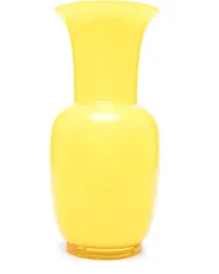 Venini Opalino Vase aus Muranoglas 36cm Gelb