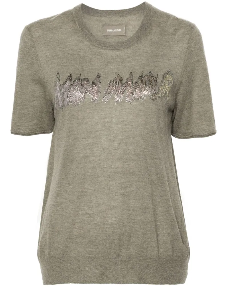 Zadig & Voltaire Mon Amour Kaschmirtop - Grün Grün