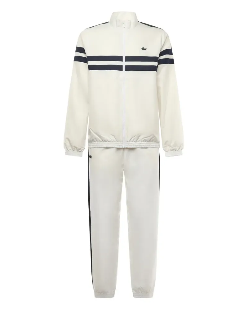 Lacoste logo-print trousers set - Weiß Weiß
