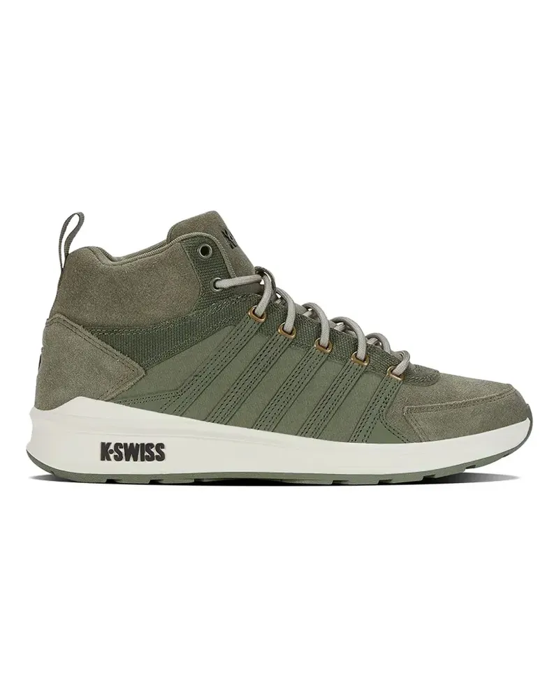 K-Swiss High-Top-Sneakers mit Wildledereinsätzen - Grün Grün