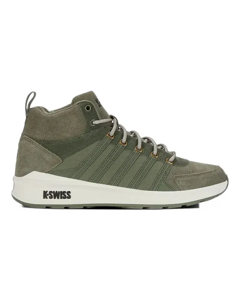 K-Swiss High-Top-Sneakers mit Wildledereinsätzen - Grün Grün
