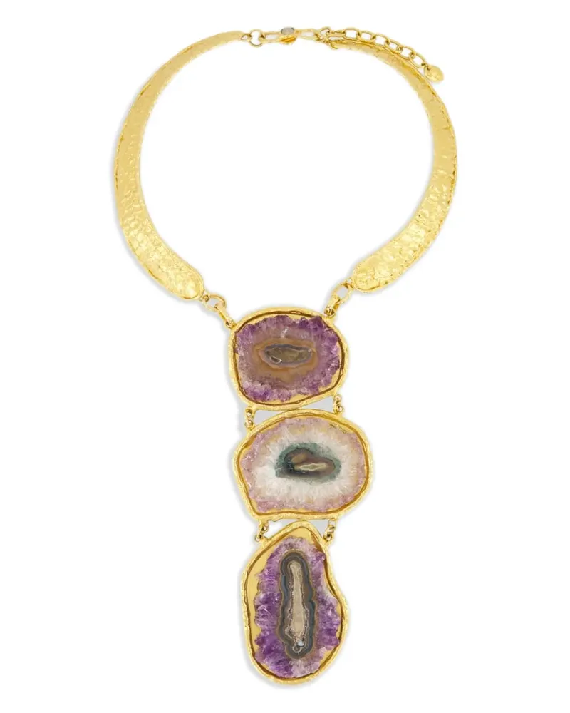 Sylvia Toledano One-of-a-Kind Halskette mit Amethyst - Gold Gold