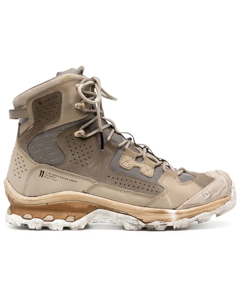 Boris Bidjan Saberi Sneakers mit Kontrasteinsätzen - Nude Nude