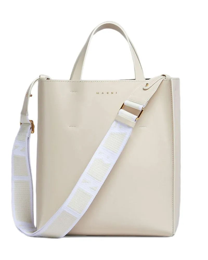 Marni Handtasche mit Logo - Nude Nude