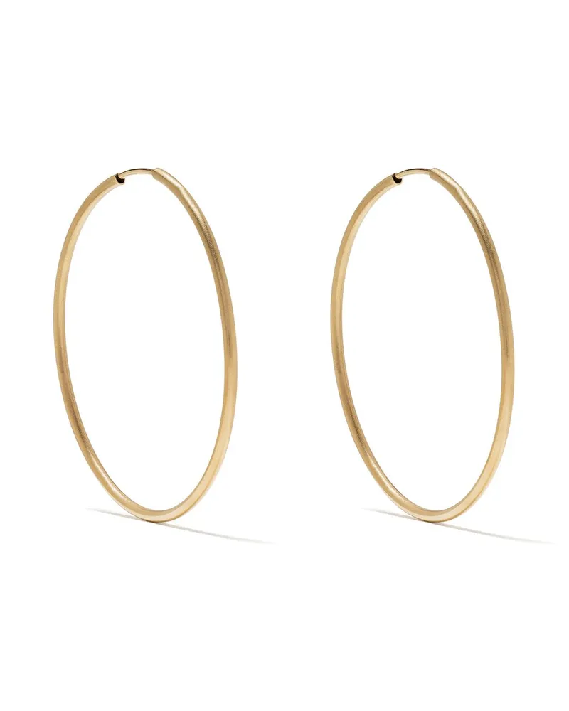WHITE BIRD 18kt Gelbgoldcreolen - YELLOW Yellow