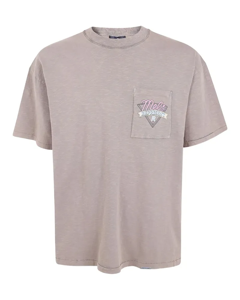 REPRESENT x Mels Diner T-Shirt mit grafischem Print - Braun Braun