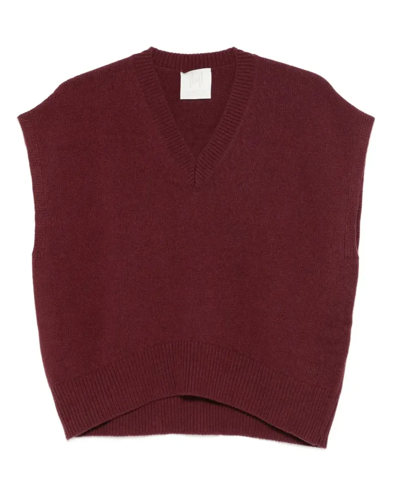 MONOCHROME Cardiff Top mit V-Ausschnitt - Rot Rot