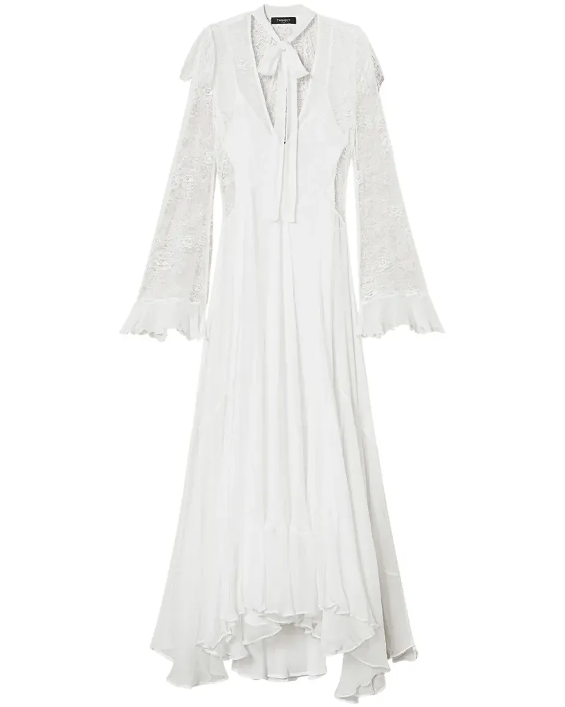 Twin-Set Milano Kleid - Weiß Weiß